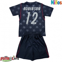 Camiseta Estados Unidos Miles Robinson #12 Visitante Equipación para niños Mundial 2026 manga corta (+ pantalones cortos)